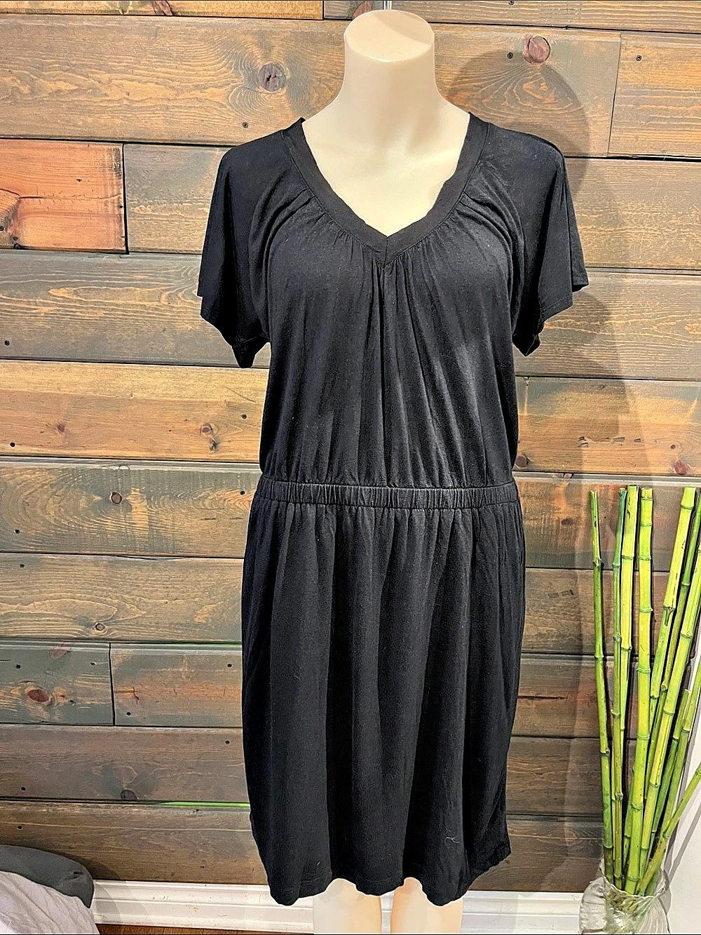 Gap Black Midi Dress Size Medium Like New